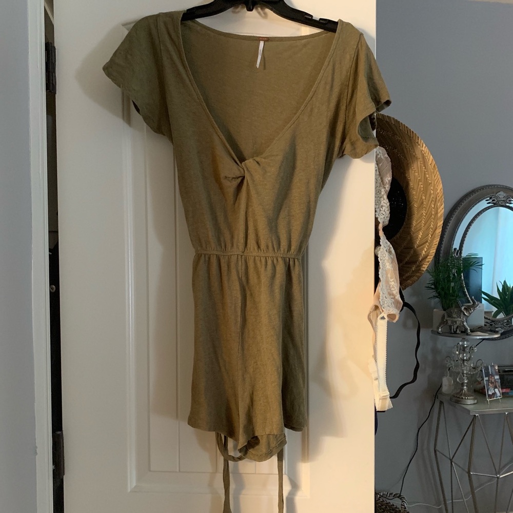 Free people olive romper